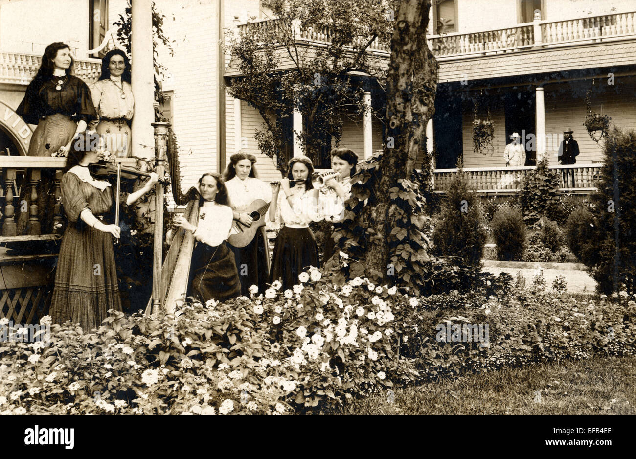 House of David Women's Orchestral Group Stock Photo Alamy