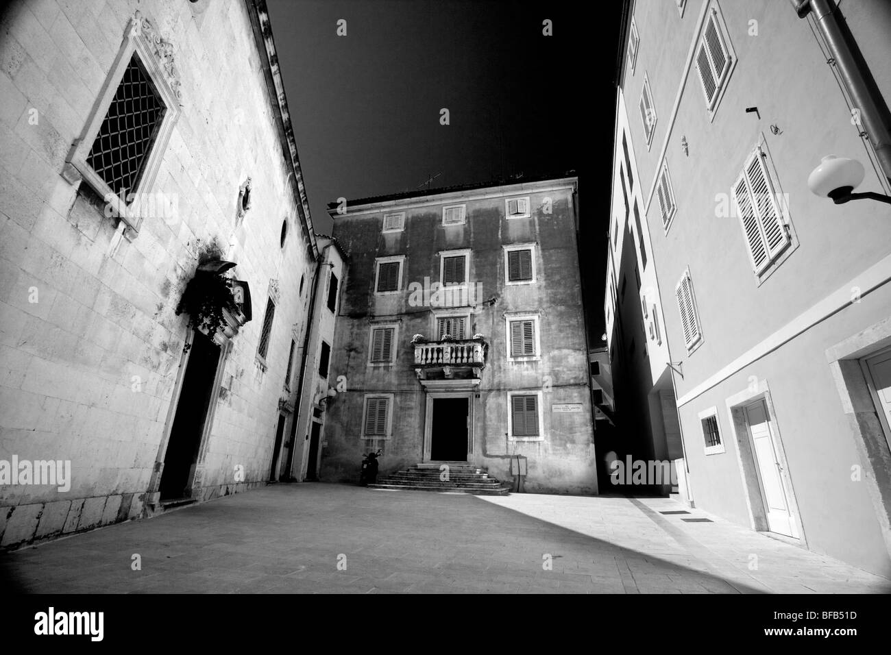 Down the back streets of Zadar, Croatia Stock Photo Alamy