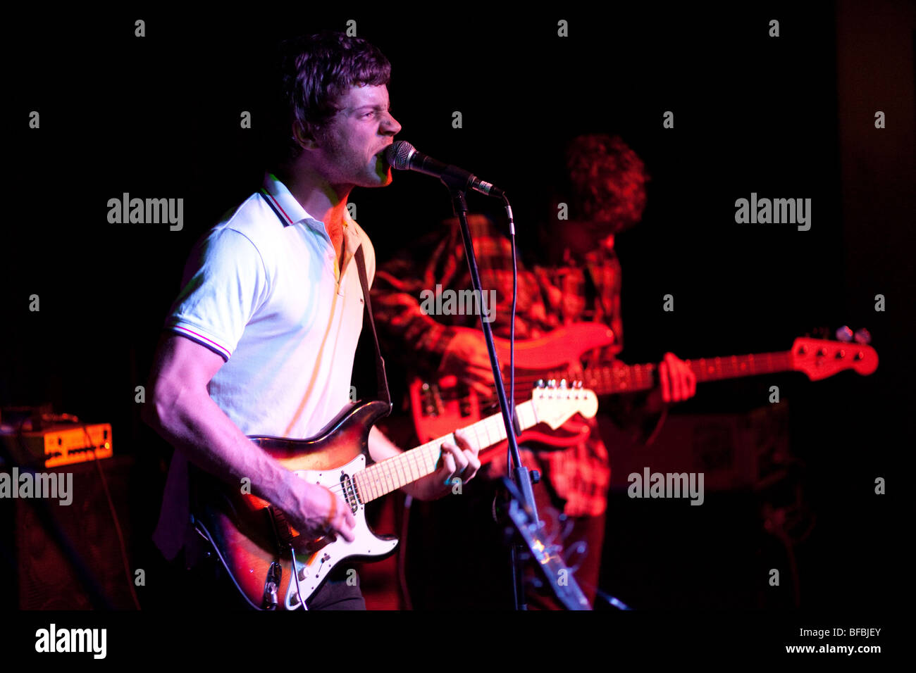 Jack Friels of the Under Lights performs at the Beach Road Hotel in Bondi, Sydney, Australia Stock Photo