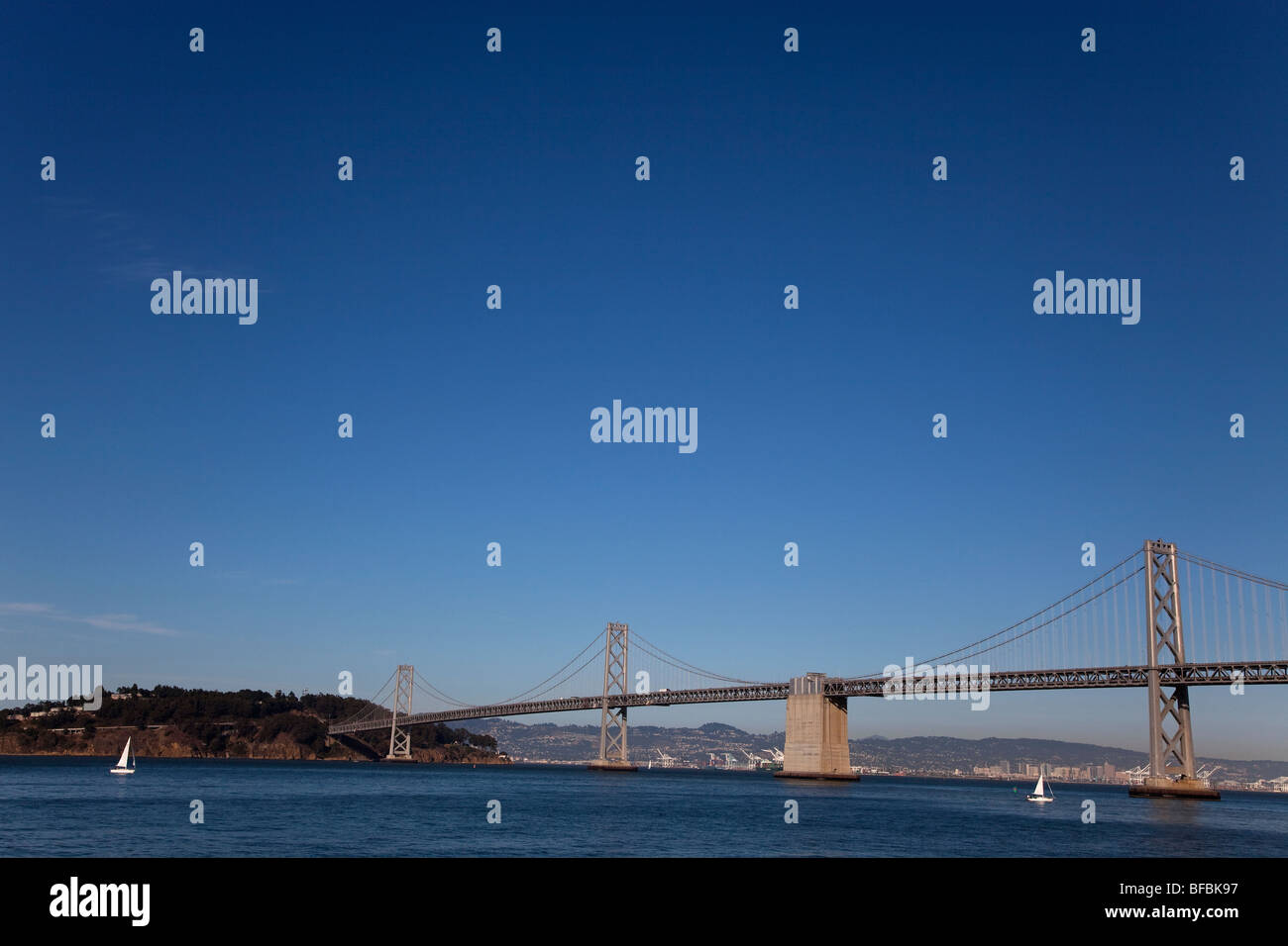 san francisco bay bridge america usa Stock Photo