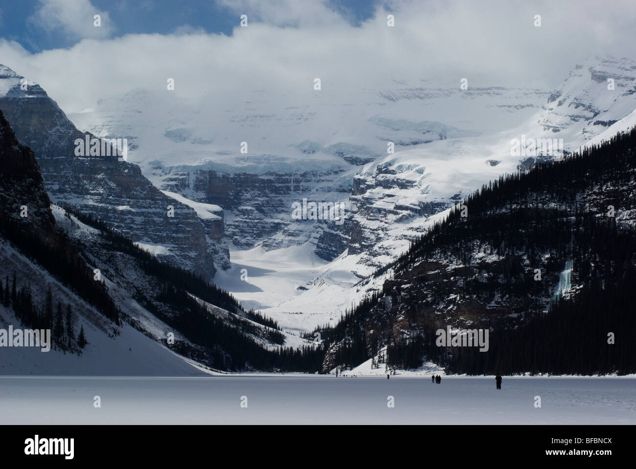 Winter at Lake Louise Stock Photo - Alamy
