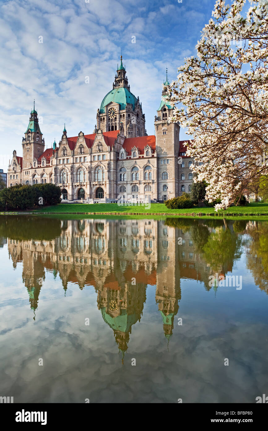 Neus Rathaus Hannover, The New Town City Hall Stock Photo - Alamy