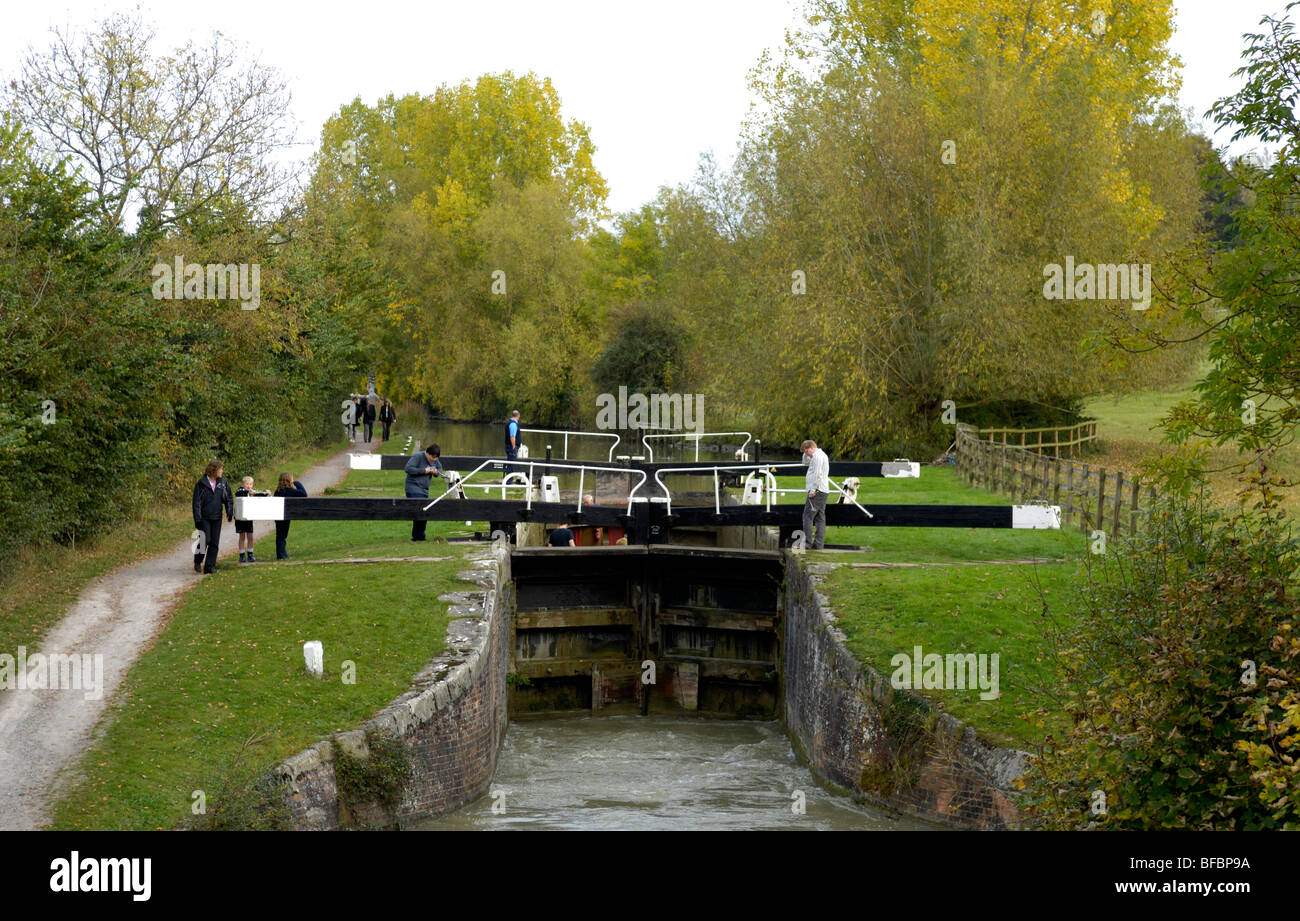 and Avon Canal, Seend Stock Photo Alamy