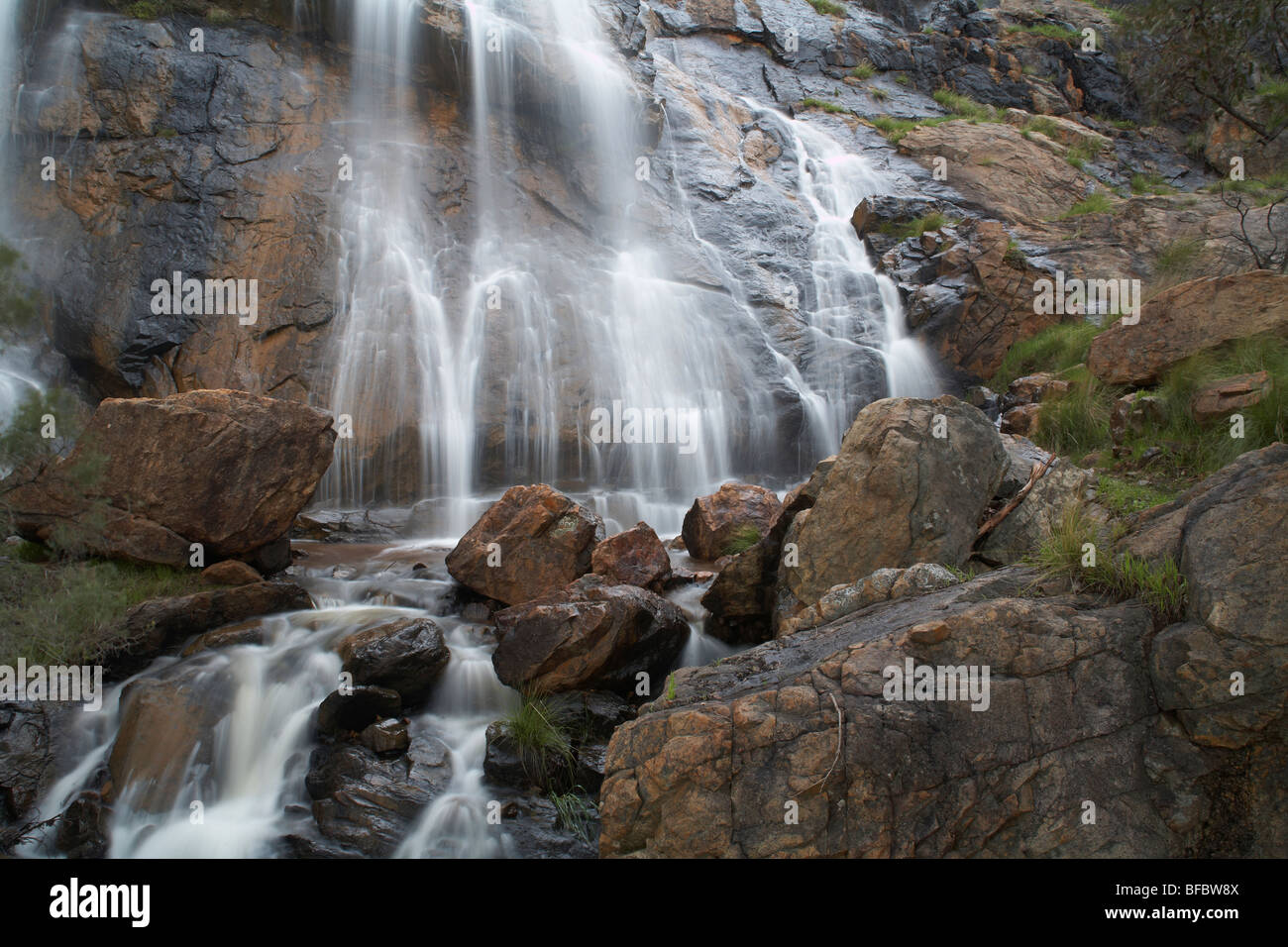 Waterfall in the Australian bush Stock Photo