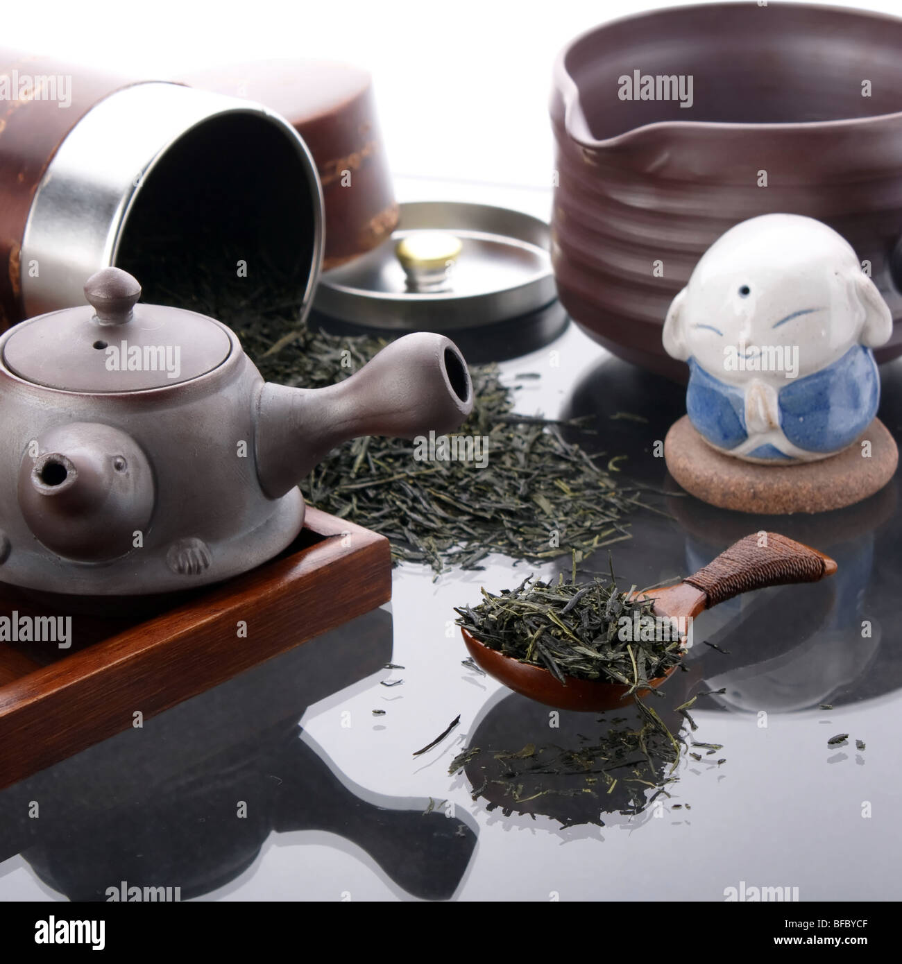 Traditional tea ceremony accessories(Japan Stock Photo Alamy