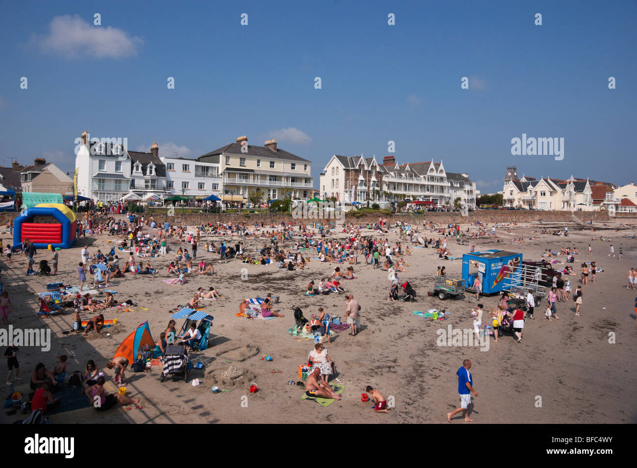 Jersey channel island beach hi-res stock photography and images - Alamy