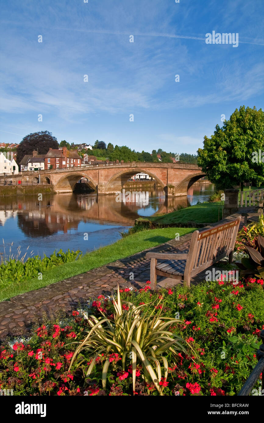 Bewdley Bridge & The River Severn, Bewdley, Worcestershire, England