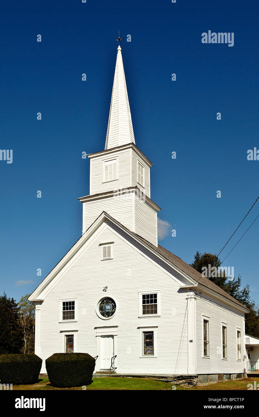 Church, Andover, Vermont, USA Stock Photo