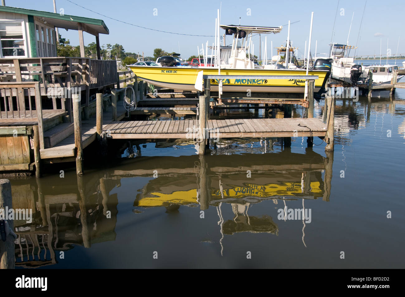 Emerald Isle Marina, Emerald Isle, North Carolina Stock Photo Alamy