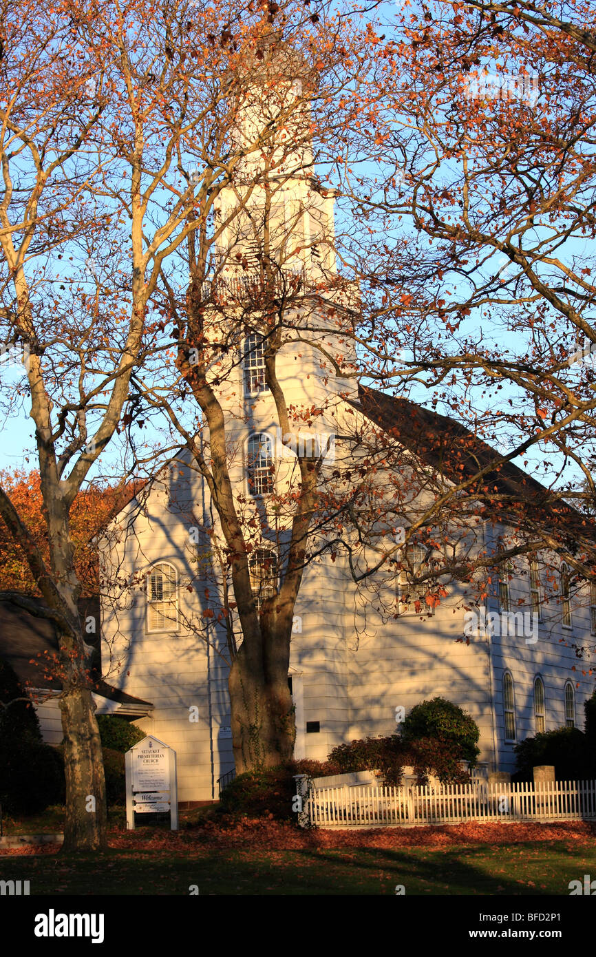 Setauket Presbyterian Church, Long Island, NY Stock Photo Alamy