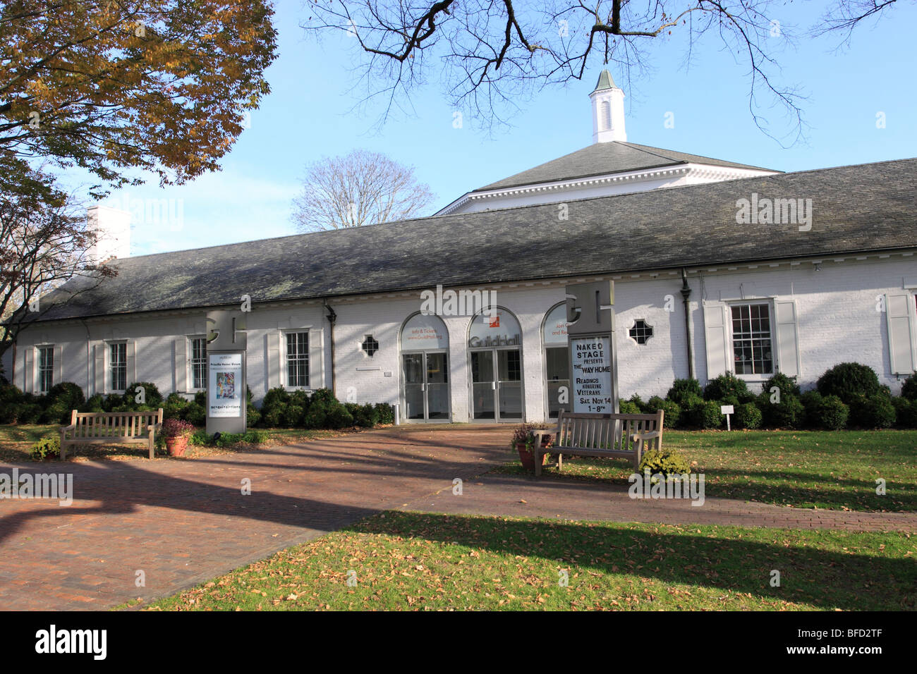 Guild Hall Museum and Cultural Center, Easthampton, Long Island, NY Stock Photo