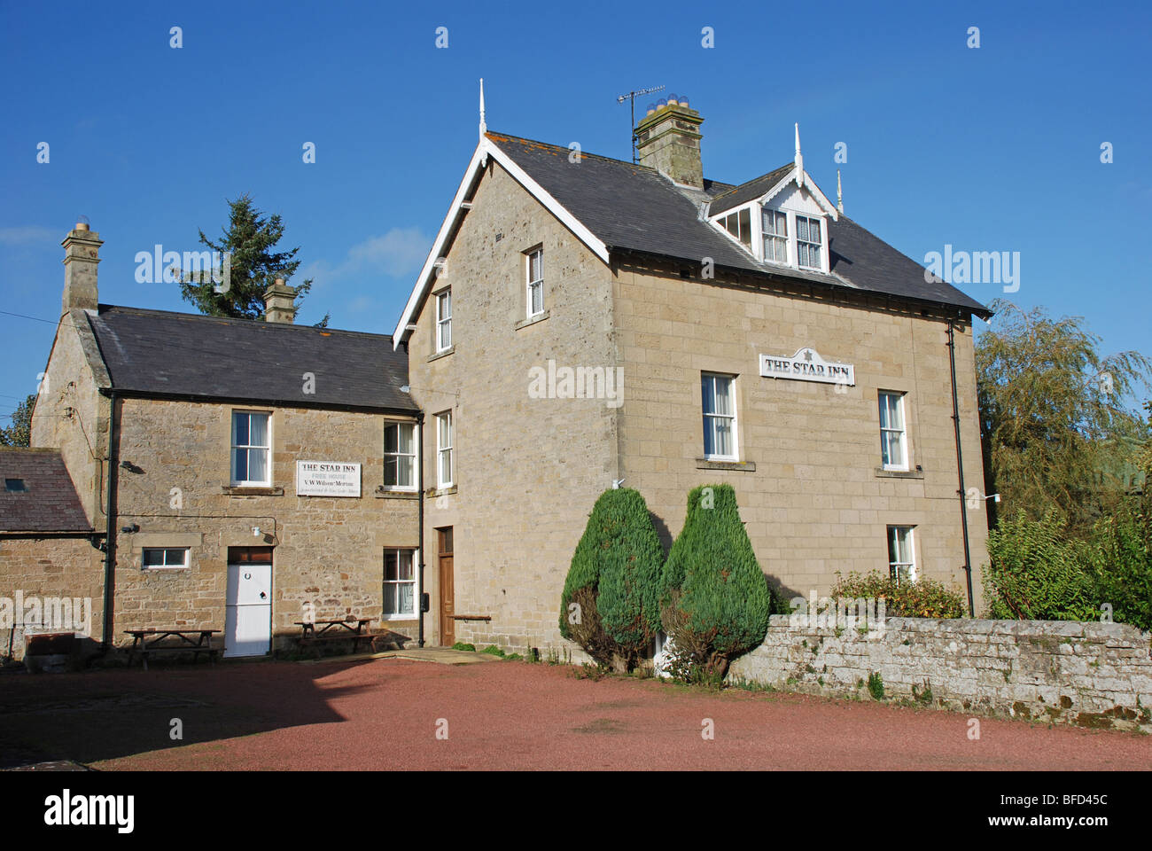 The Star Inn, Netherton, Morpeth, Northumberland Stock Photo