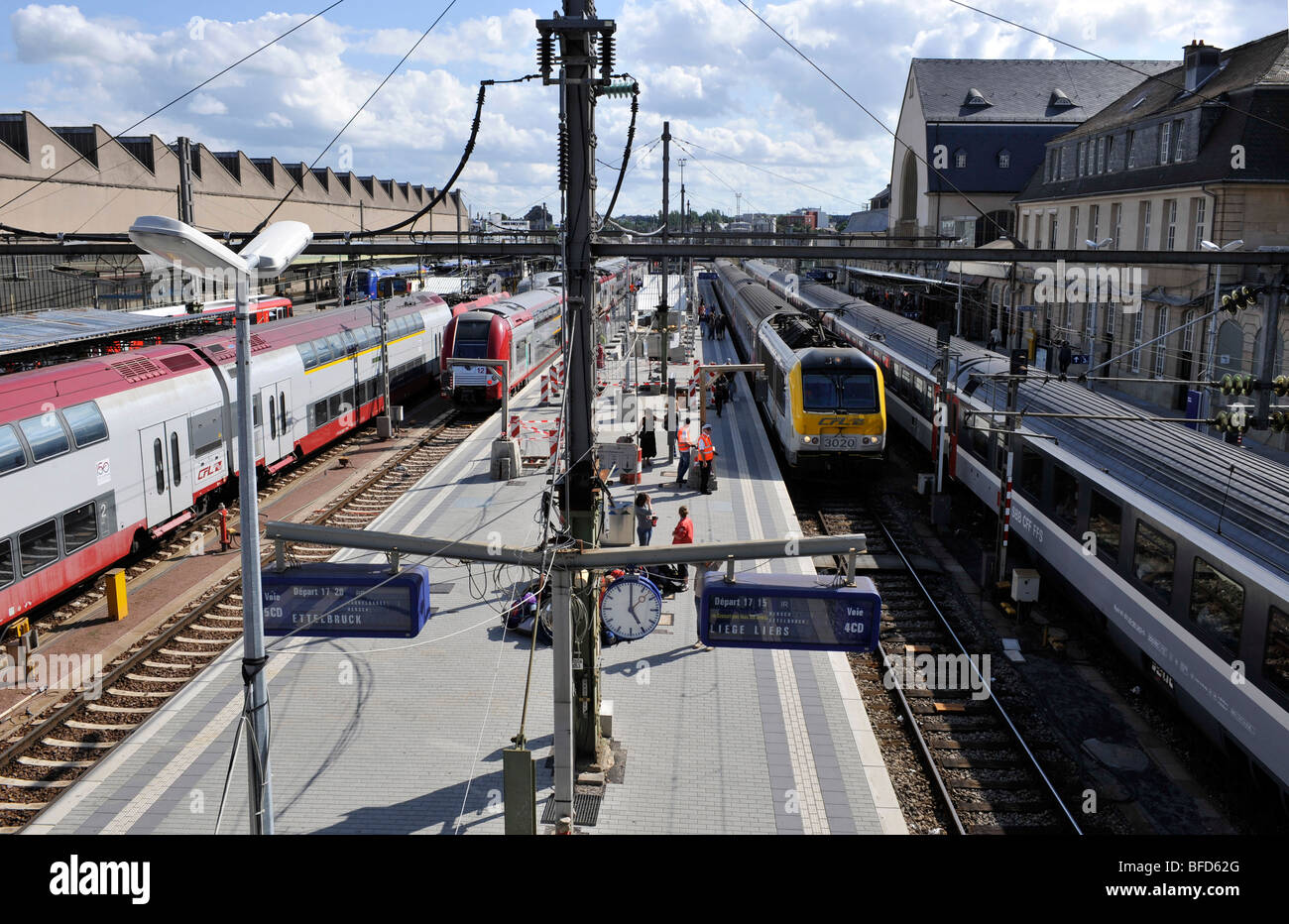 Luxembourg Railway Station, Luxembourg City, Luxembourg Stock Photo Alamy