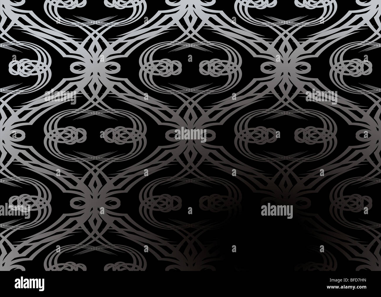 Silver and black wallpaper design with gradient effect Stock Photo Alamy