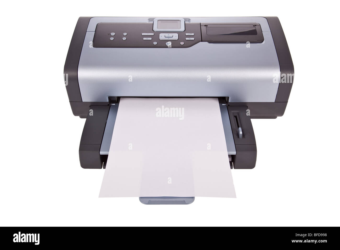 Inkjet printer isolated on a white background Stock Photo
