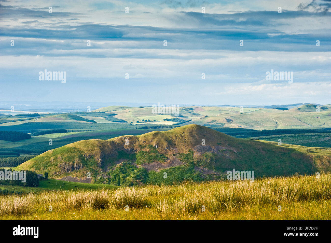 View Shot From Carter Bar Of The Scottish Borders UK Stock Photo Alamy