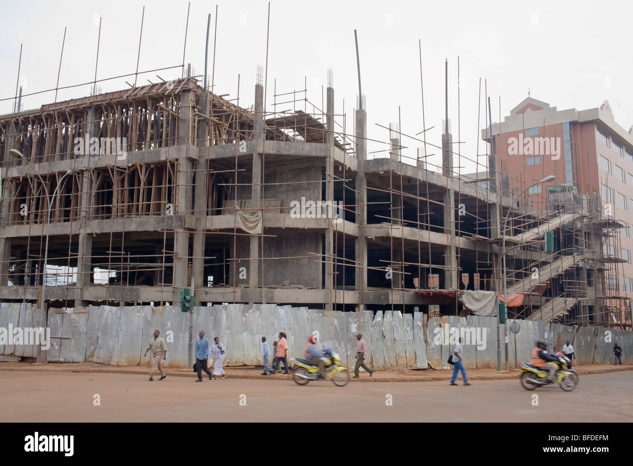New construction, Kigali, Rwanda Stock Photo Alamy