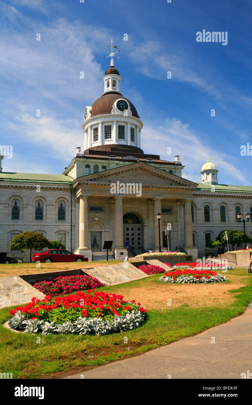 Confederation Park and City Hall, Kingston, Ontario, Canada Stock Photo