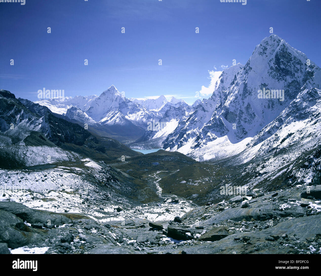 Lhotse himal Stock Photo