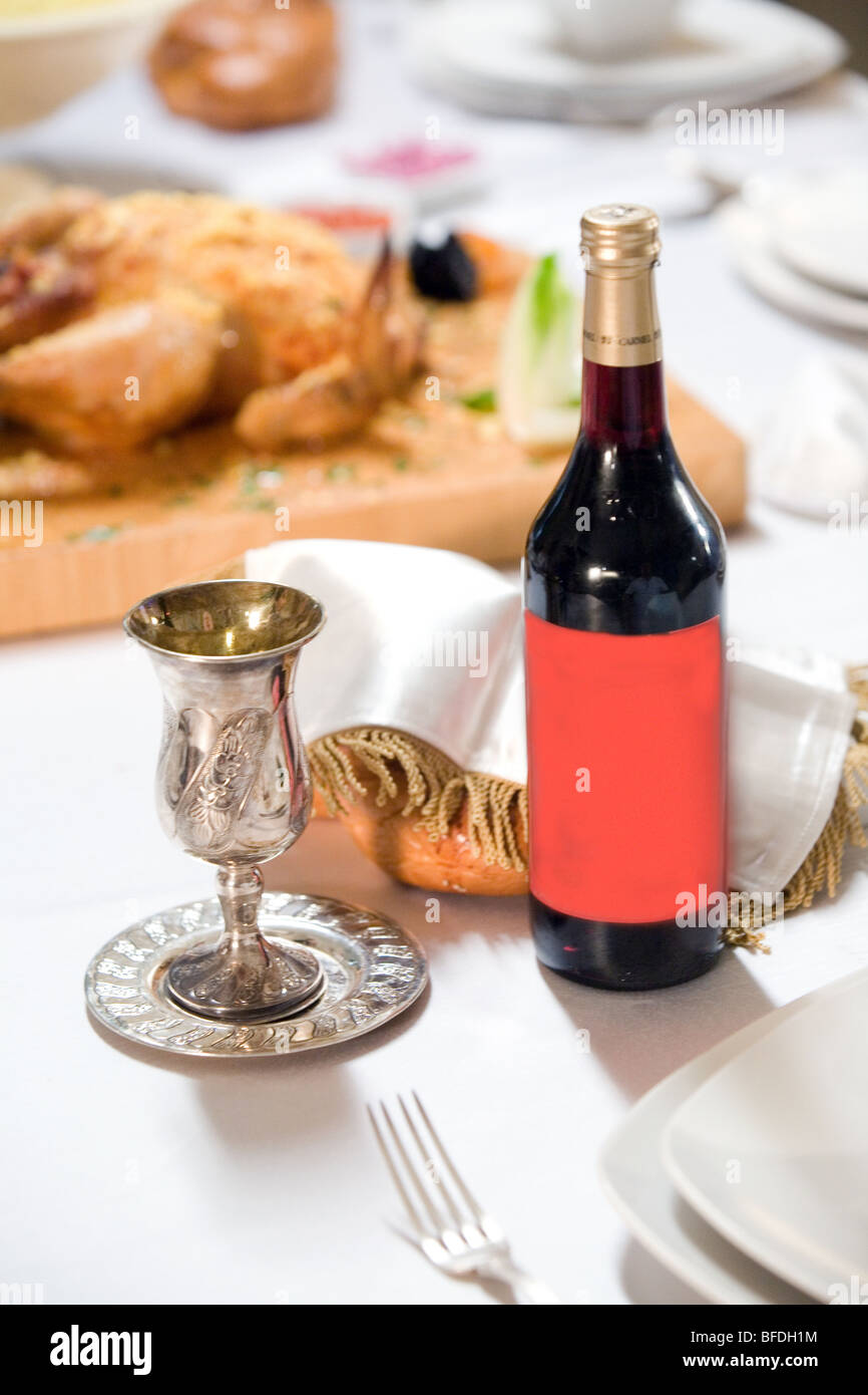 Kiddush wine Stock Photo Alamy