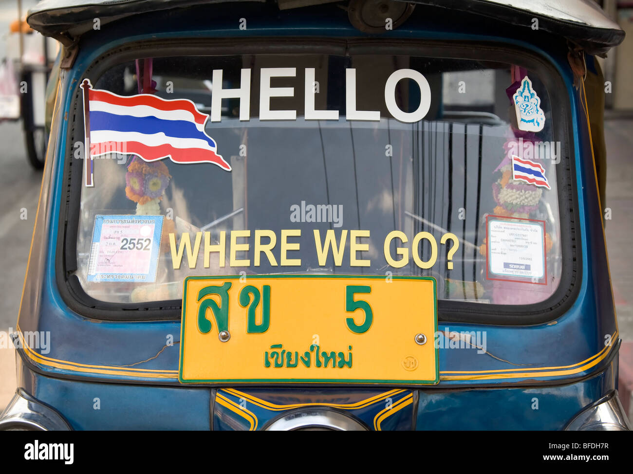 Tuk tuk tuktuk taxi thailand thai funny humorous hi-res stock photography  and images - Alamy