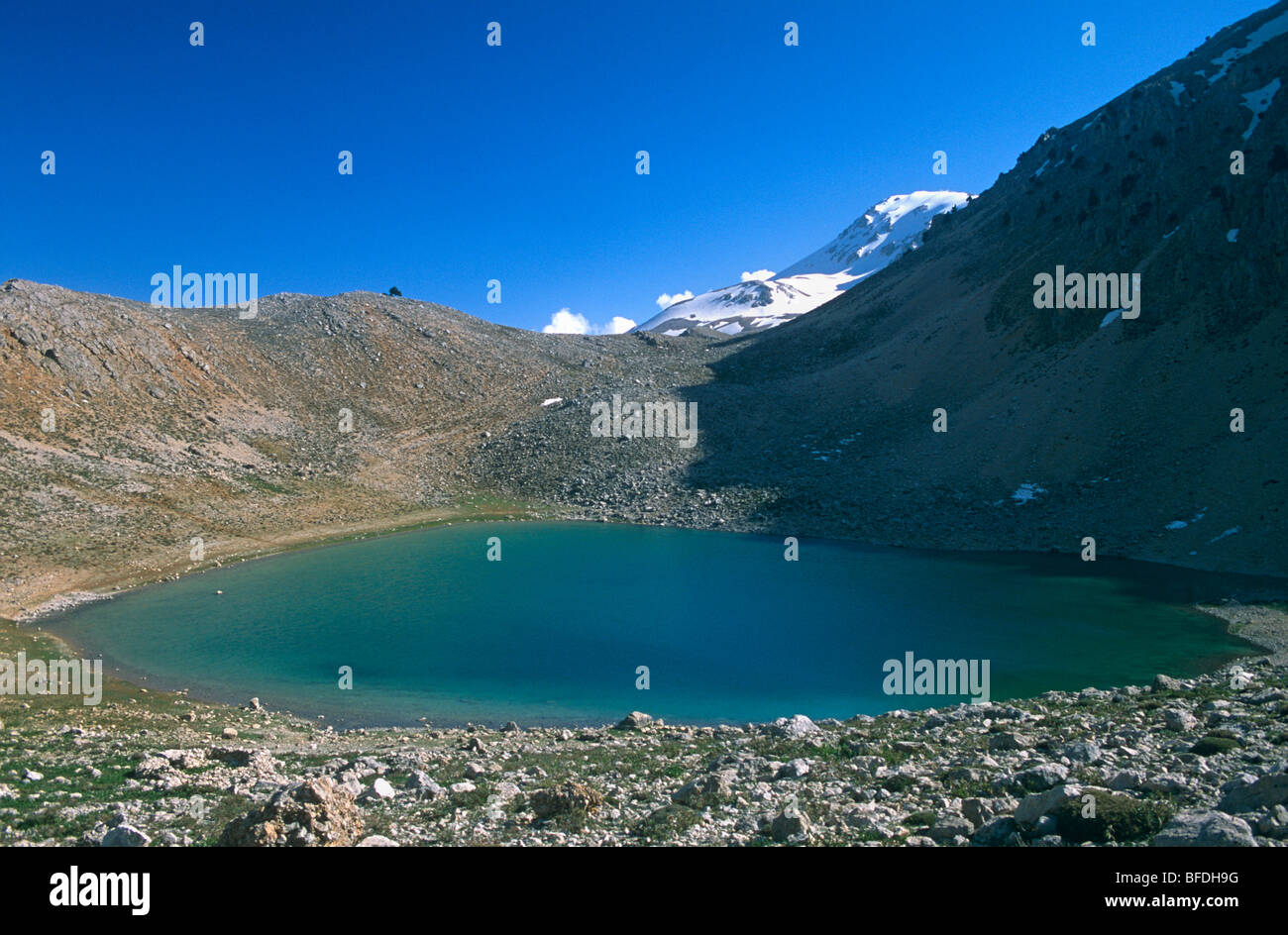 Yesil Gol, meaning Green Lake, is the only permanant alpine lake in Lycia.  It is located at 1850 metres Stock Photo - Alamy