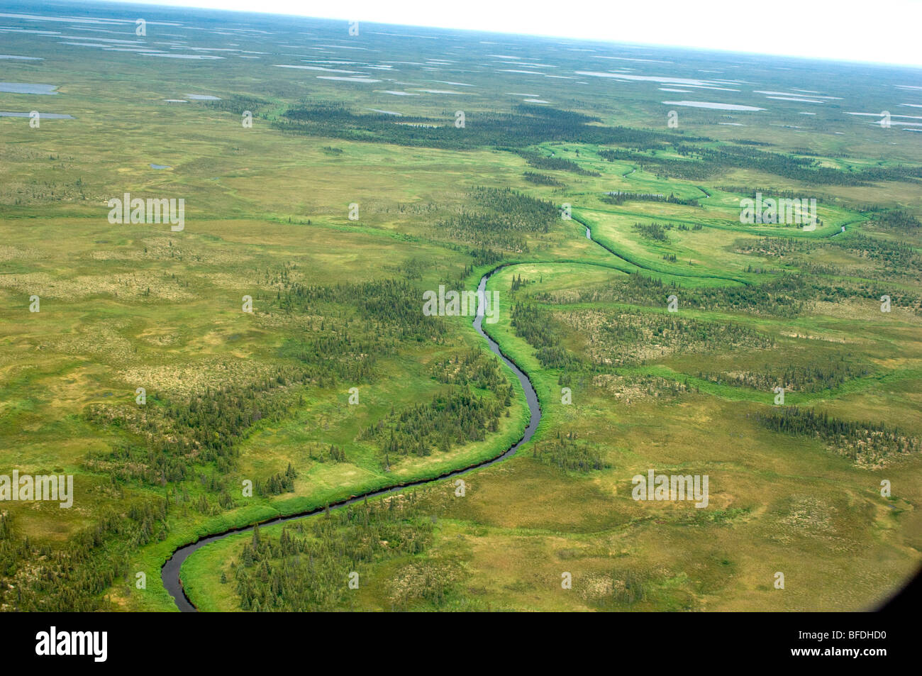 Nushagak River drainage basin, Bristol Bay, Alaska, USA Stock Photo