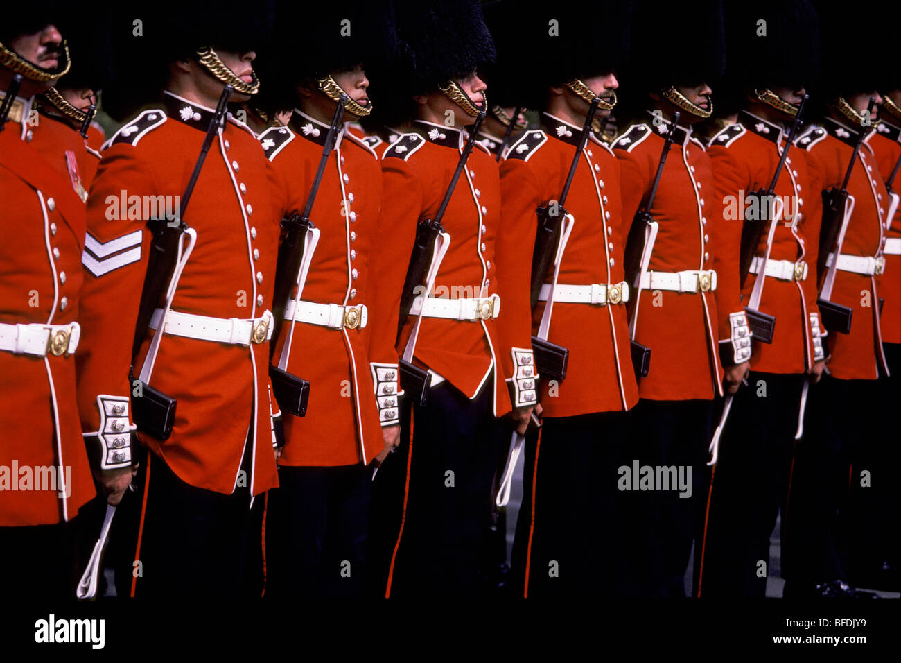 Changing of the guard ceremony on Parliament Hill, Ottawa, Ontario, Canada Stock Photo