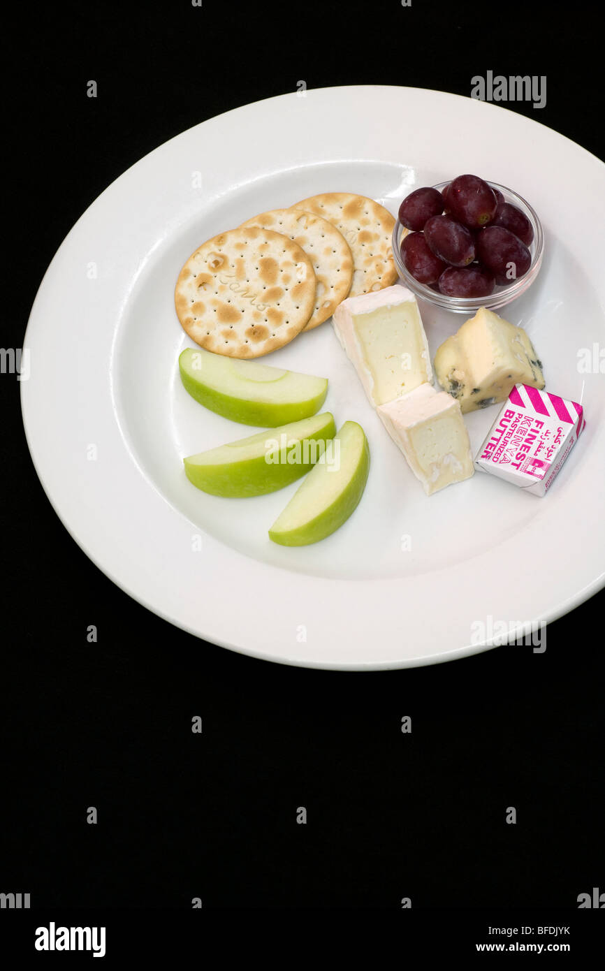 Cheese Plate Appetizer - Heminways Resort - Watamu, Kenya Stock Photo