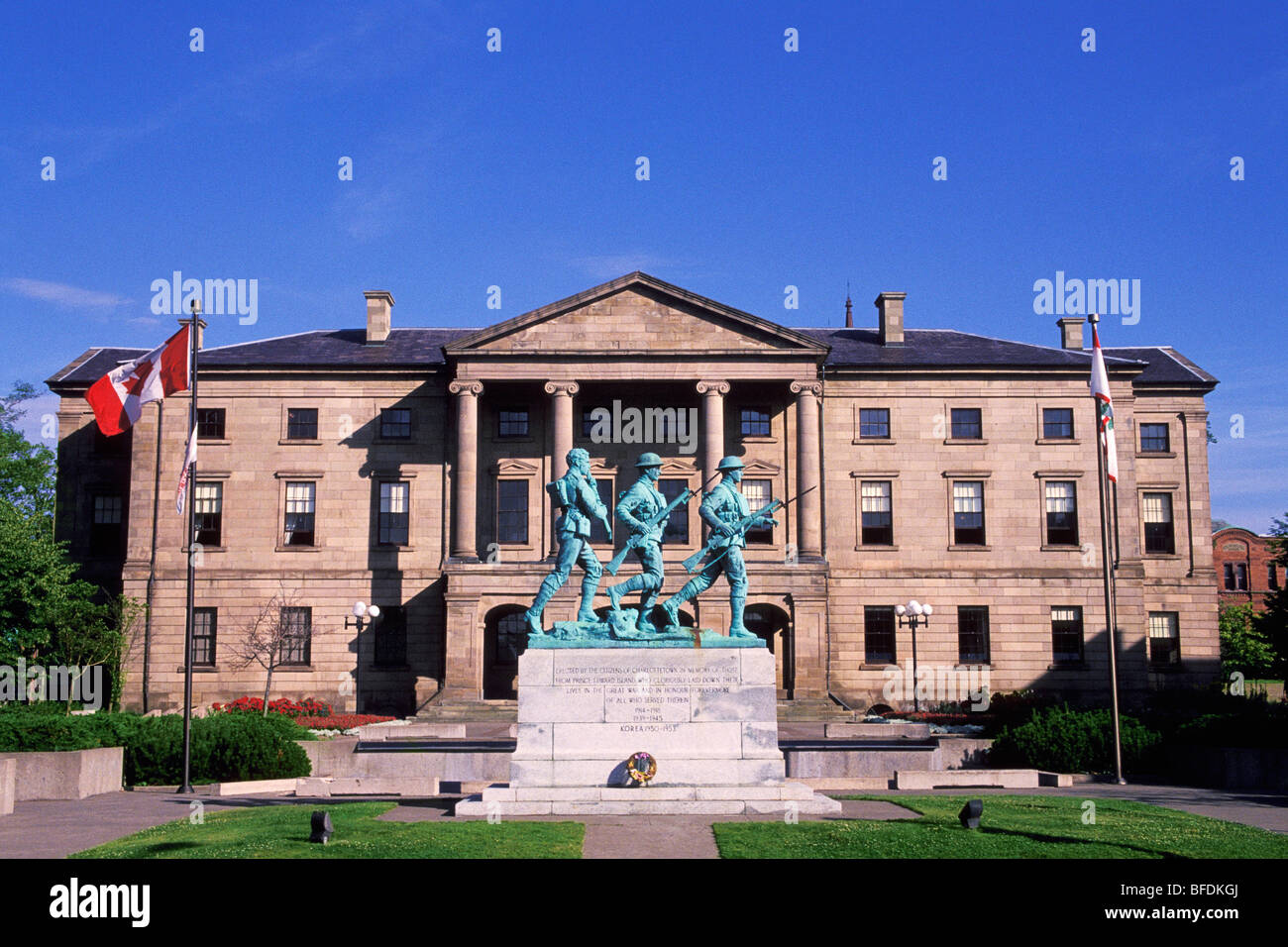 Charlottetown prince edward island historic hi res stock photography