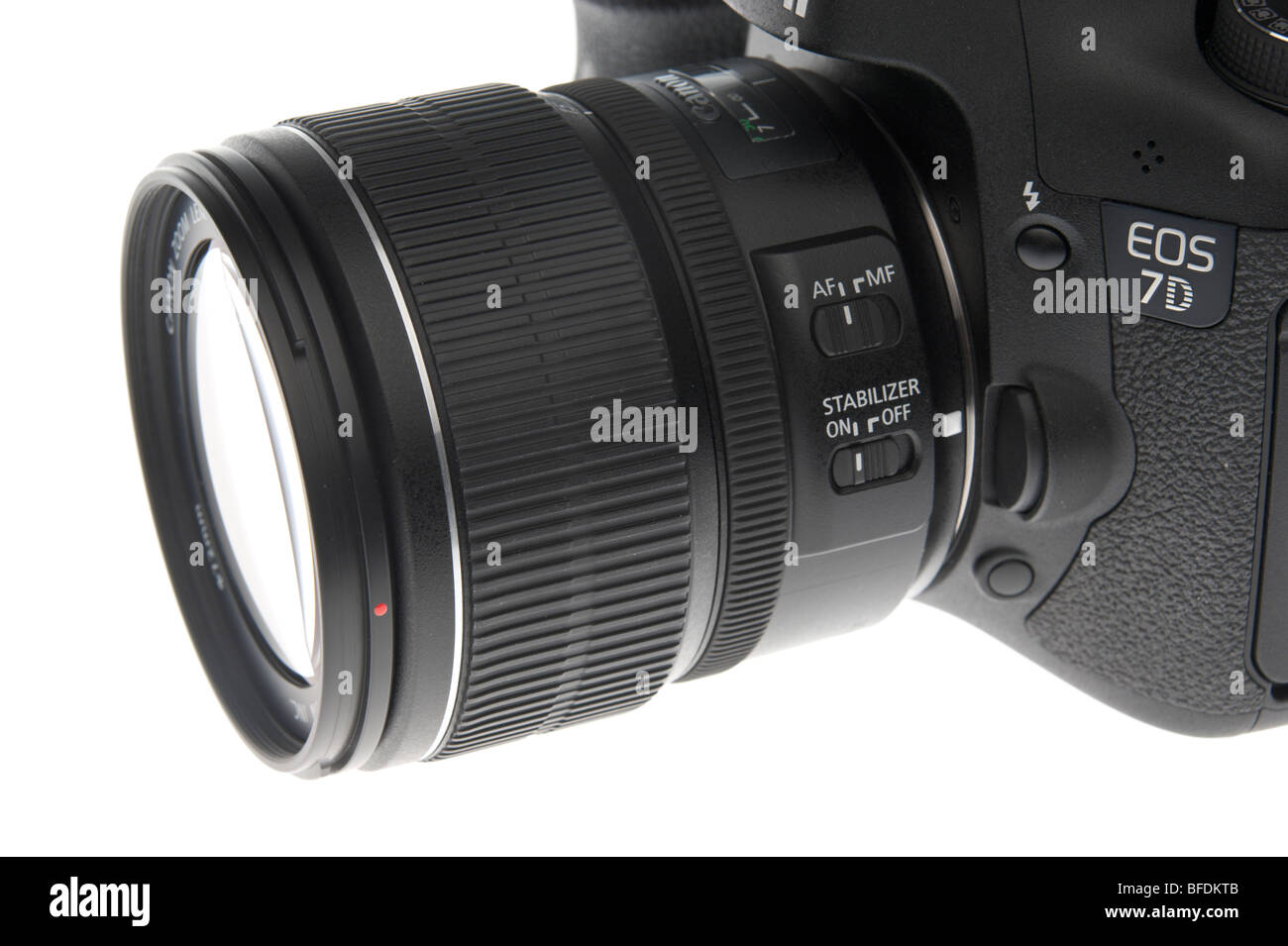 Canon EF-S zoom lens 15-85mm f/3.5-5.6 IS Stock Photo