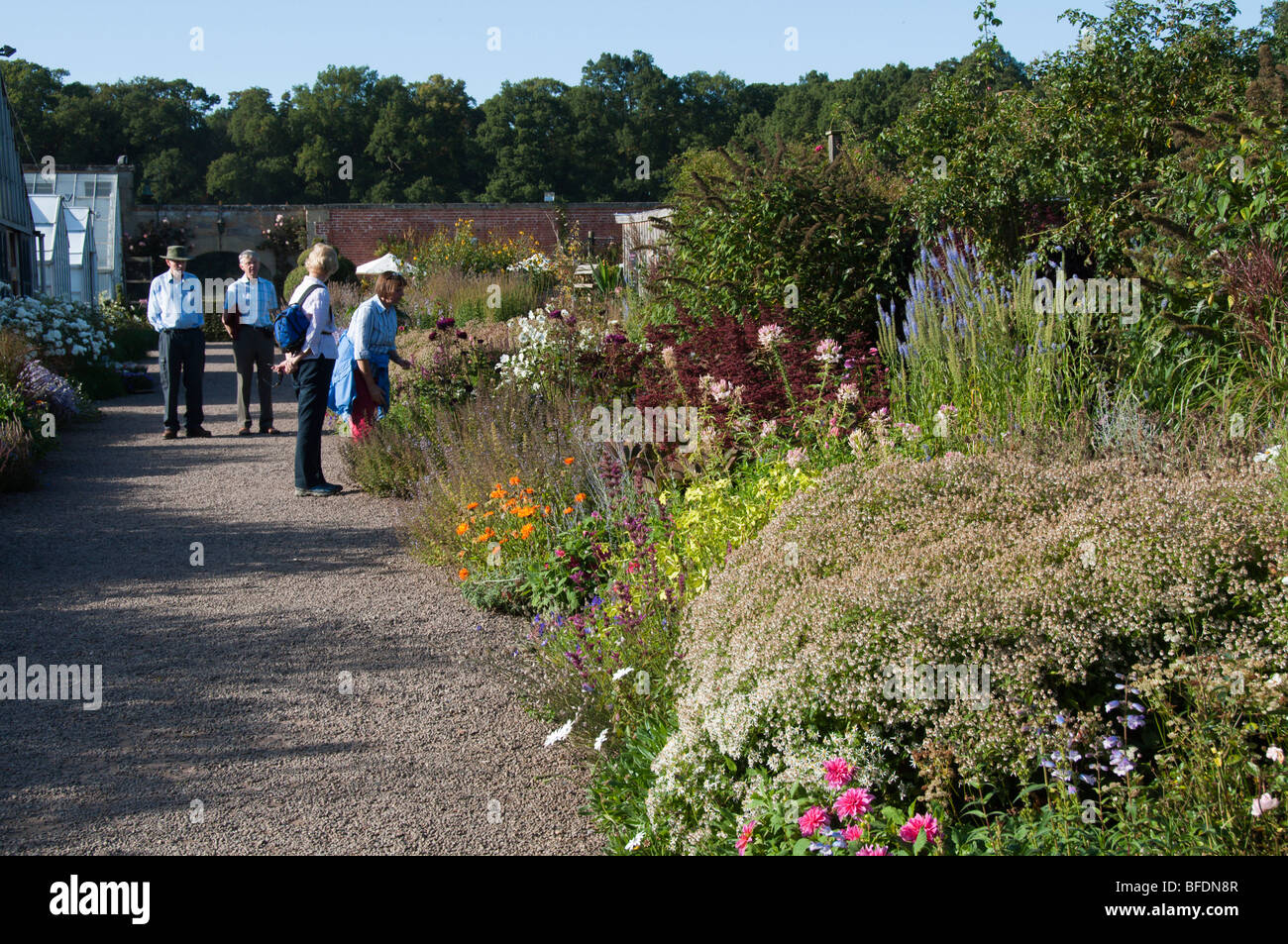Floors Castle Kelso Roxburghshire Scotland the garden centre visitors
