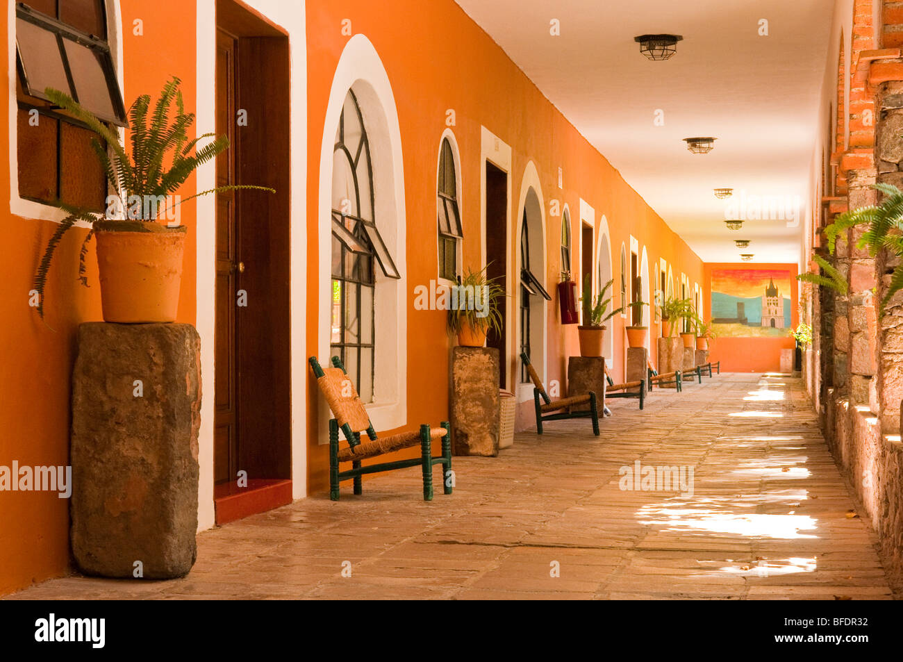 Hotel Monte Verde Express, San Miguel de Allende, Mexico. Stock Photo