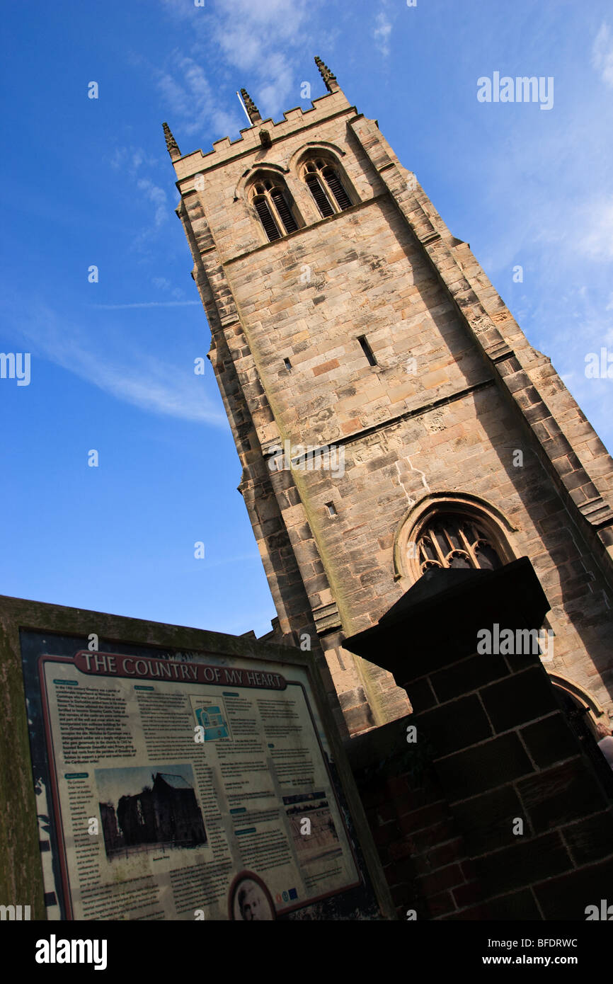 St Mary's Church Greasley near Eastwood, Watnall and Kimberley, Nottinghamshire. Stock Photo