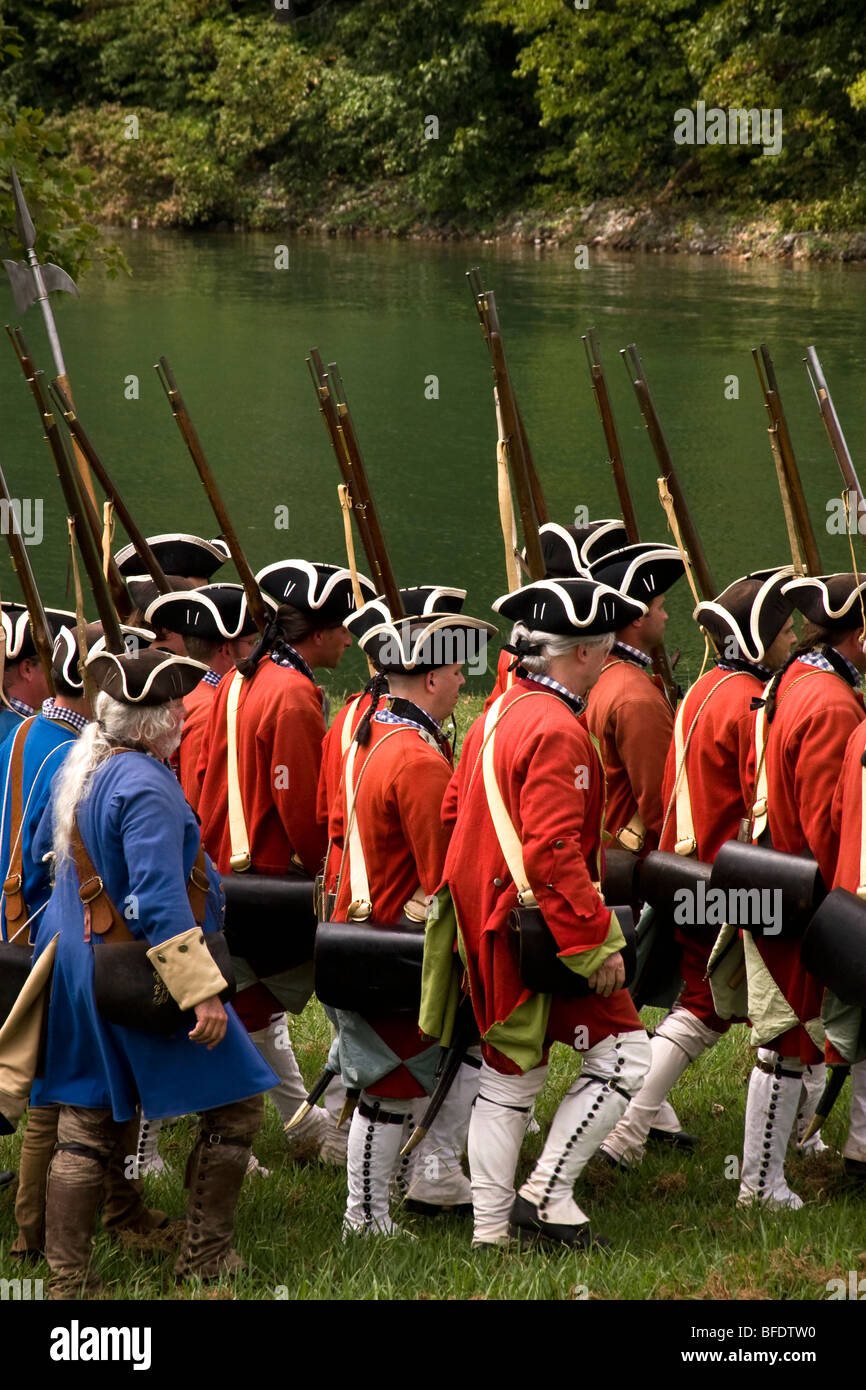 French and indian war french soldiers hi-res stock photography and ...