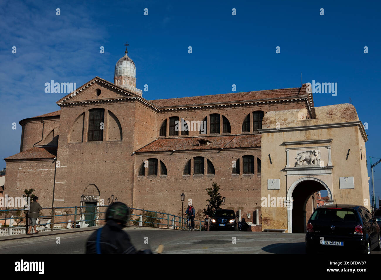 Porta Garibaldi and duomo in Chioggia, Veneto, Italy Stock Photo - Alamy