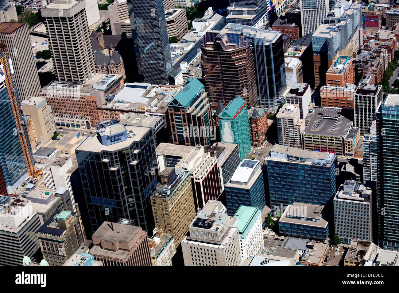 Aerial view of downtown Toronto, Ontario, Canada Stock Photo - Alamy