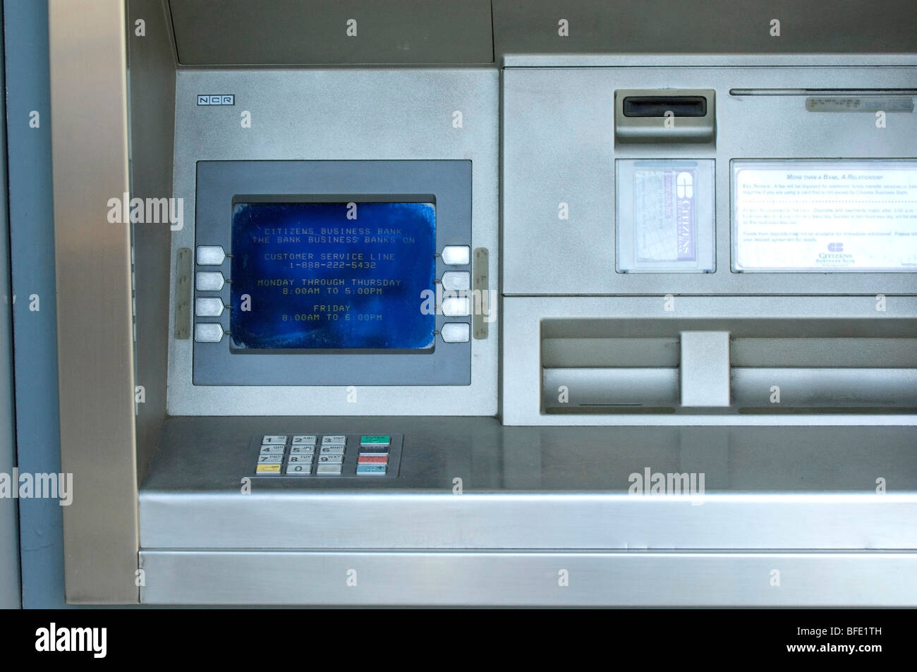 ATM Machine Stock Photo