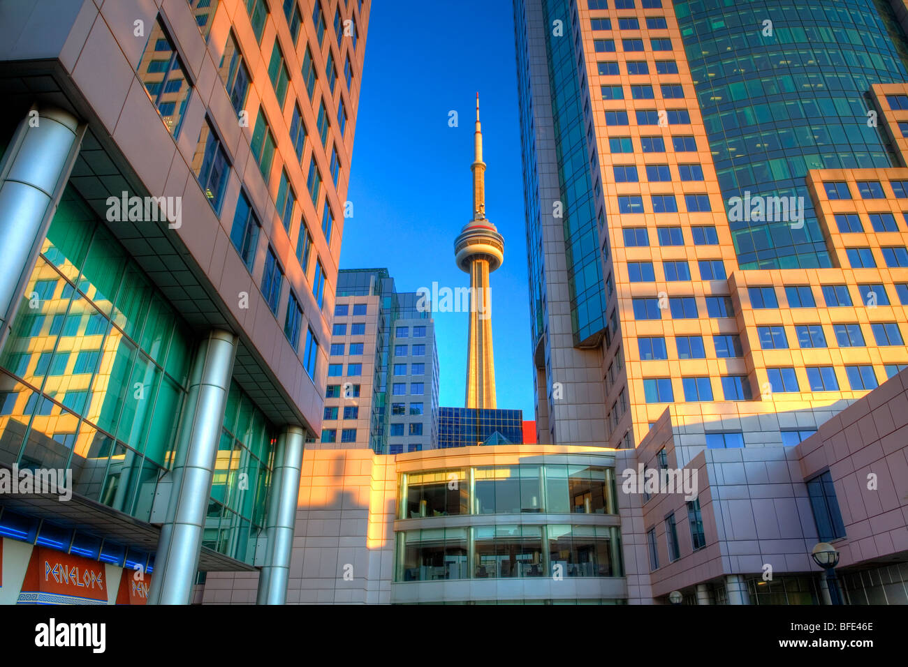Low angle view cn tower hi-res stock photography and images - Alamy