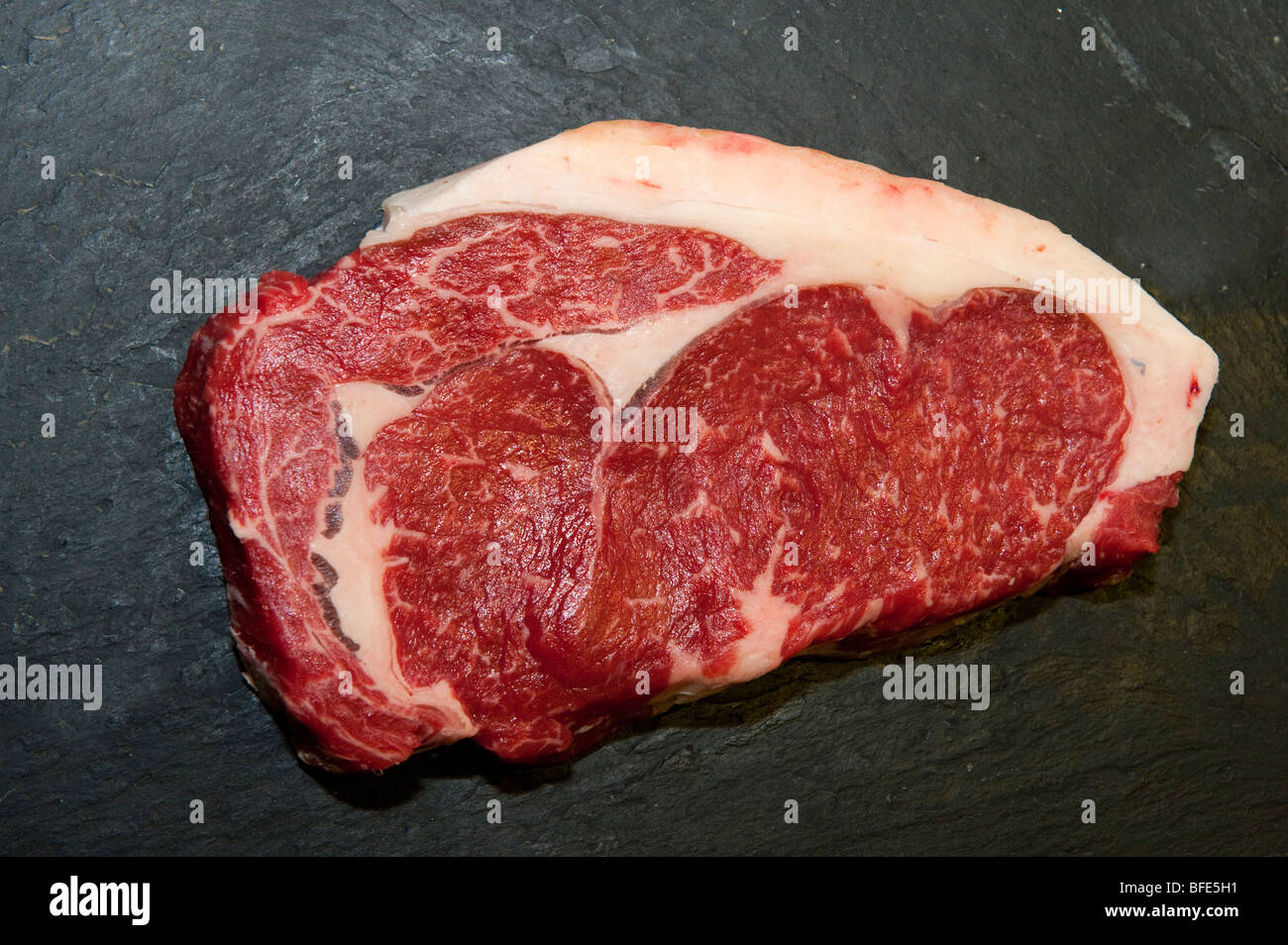 Beef steak from Wagyu cattle Stock Photo