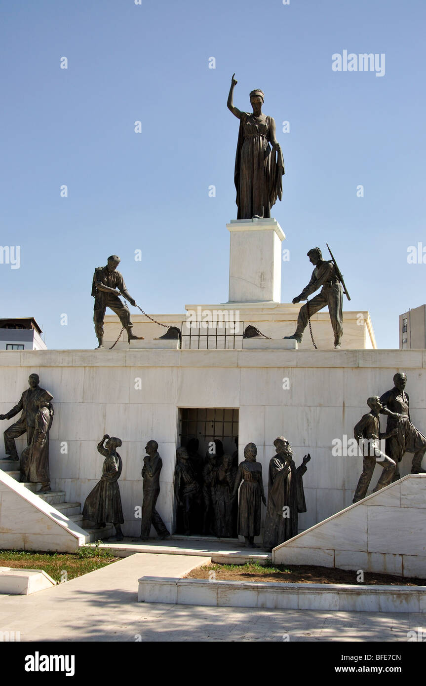 Freedom Monument, Old Town, Lefkosia, Nicosia District, Cyprus Stock Photo