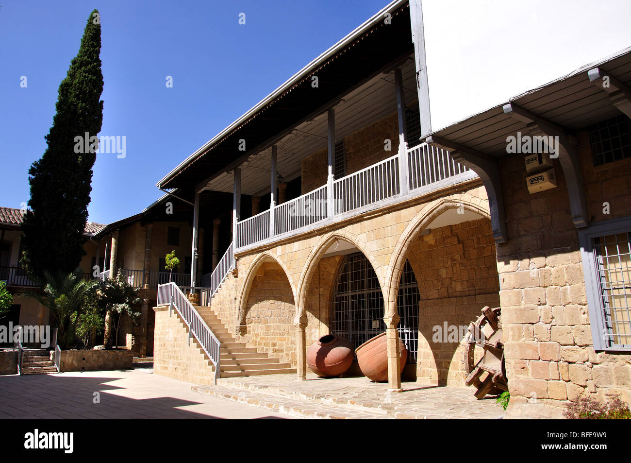 Byzantine Art and Culture Museum, Old Town, Lefkosia, Nicosia District, Cyprus Stock Photo