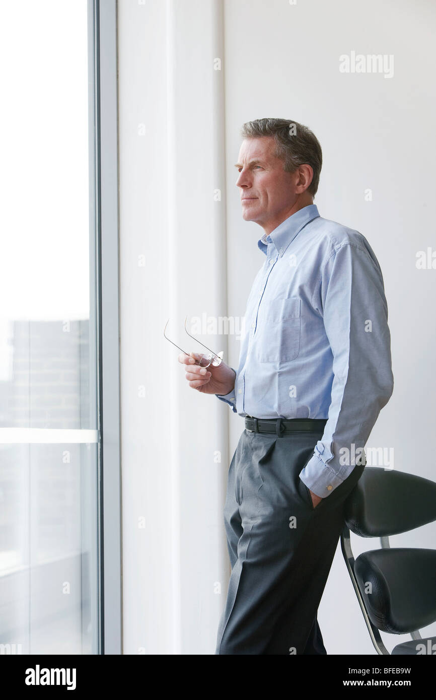 Portrait of middle-aged man Stock Photo