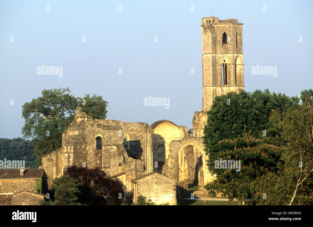 France Aquitaine Gironde ( 33 ) La Sauve La Sauve Majeure abbey (Unesco