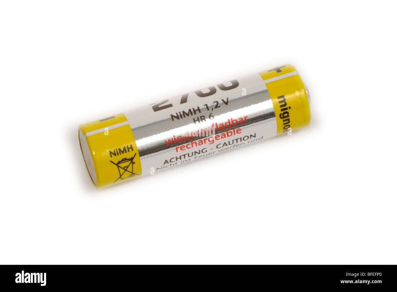 Rechargeable NiMH Battery Stock Photo - Alamy