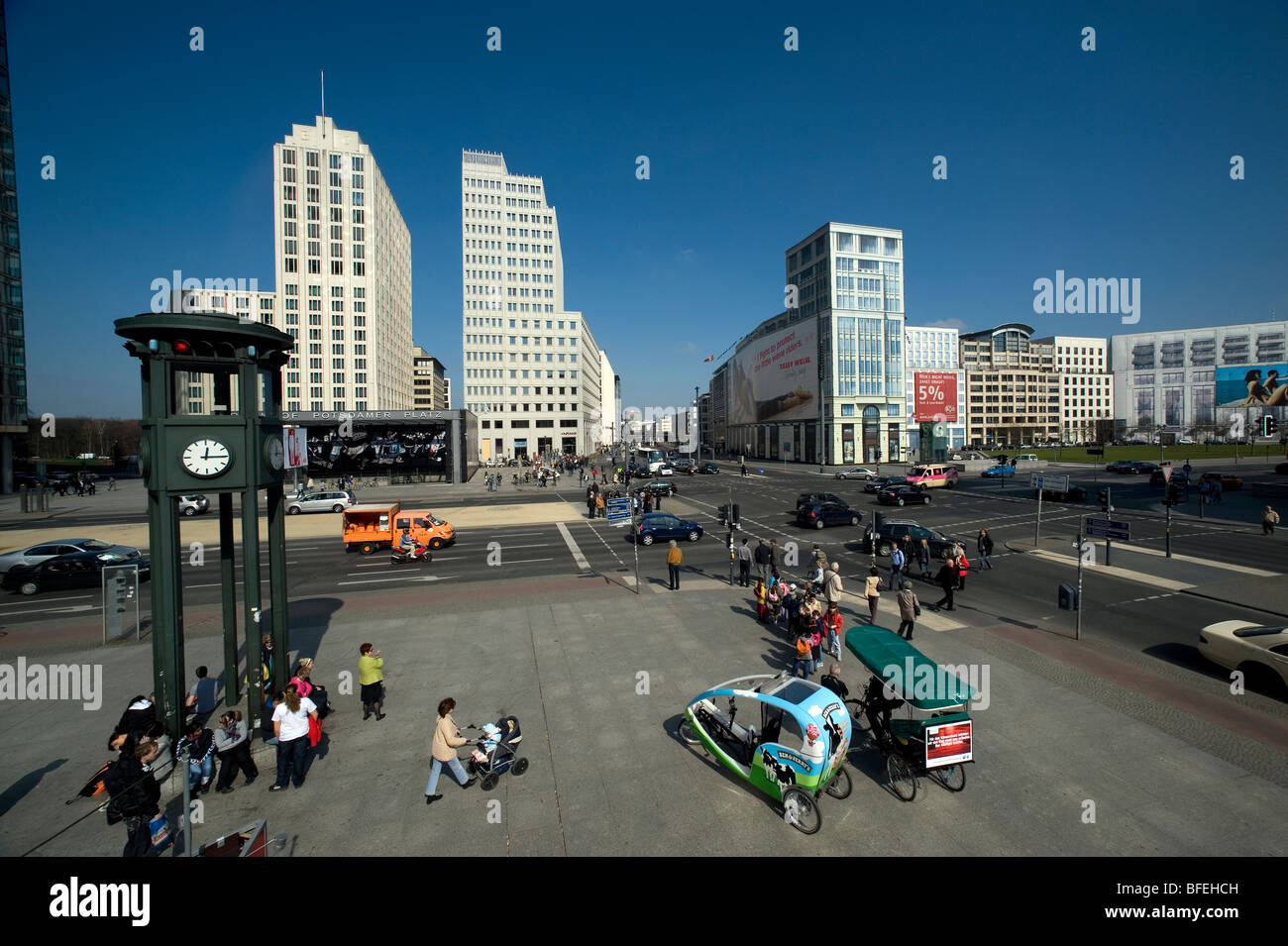 Potsdamer Platz; Leipziger platz,Berlin, New Build Stock Photo Alamy