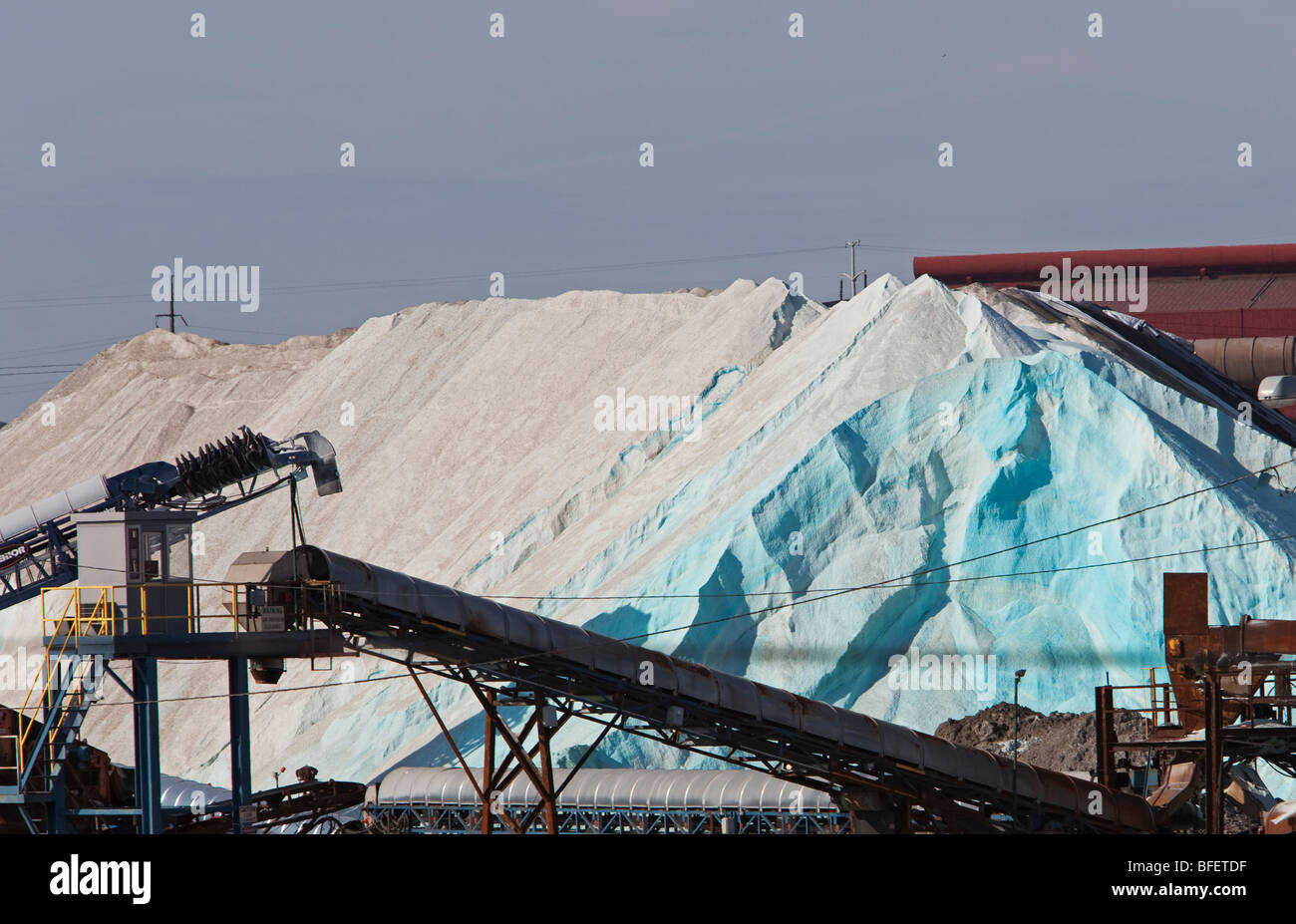 Salt Mine Stock Photo