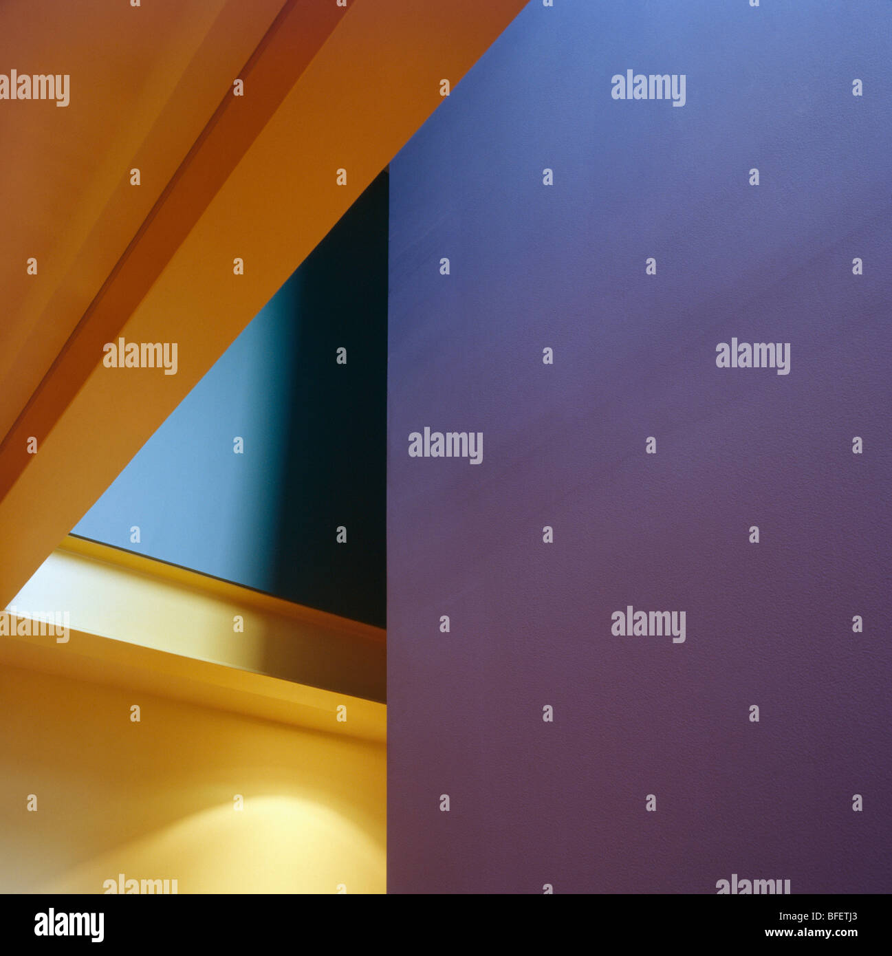 Closeup of purple and yellow walls Stock Photo Alamy