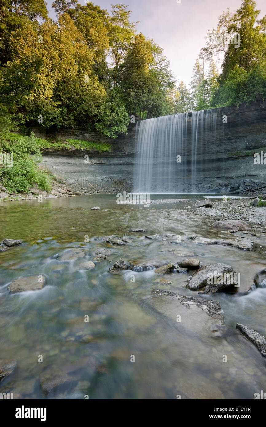 Bridal Veil Falls a Niagara Escarpment plunge type waterfall in