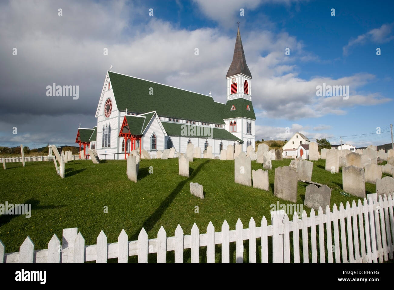 St. Paul's Anglican Church, Trinity, Newfoundland, Canada Stock Photo